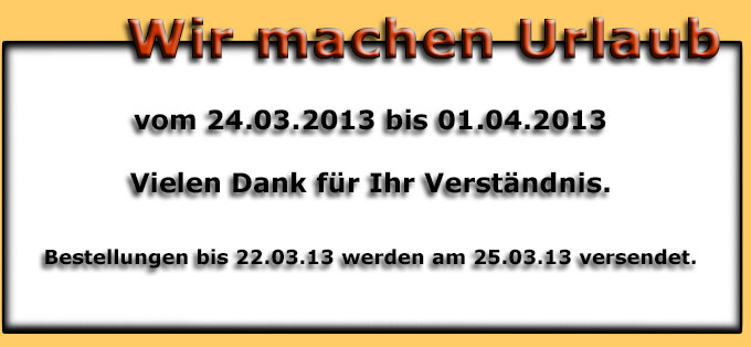 wir machen Urlaub